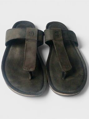 801 Keen Ana Cortez Black Leather Sandals
